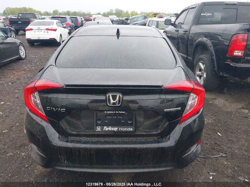2018 Honda Civic Touring VIN: 2HGFC1F90JH100613 Lot: 12319679X