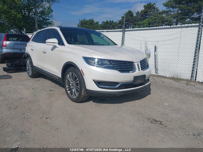 2LMTJ8LR2GBL54128 2016 Lincoln Mkx Reserve auction photo 1