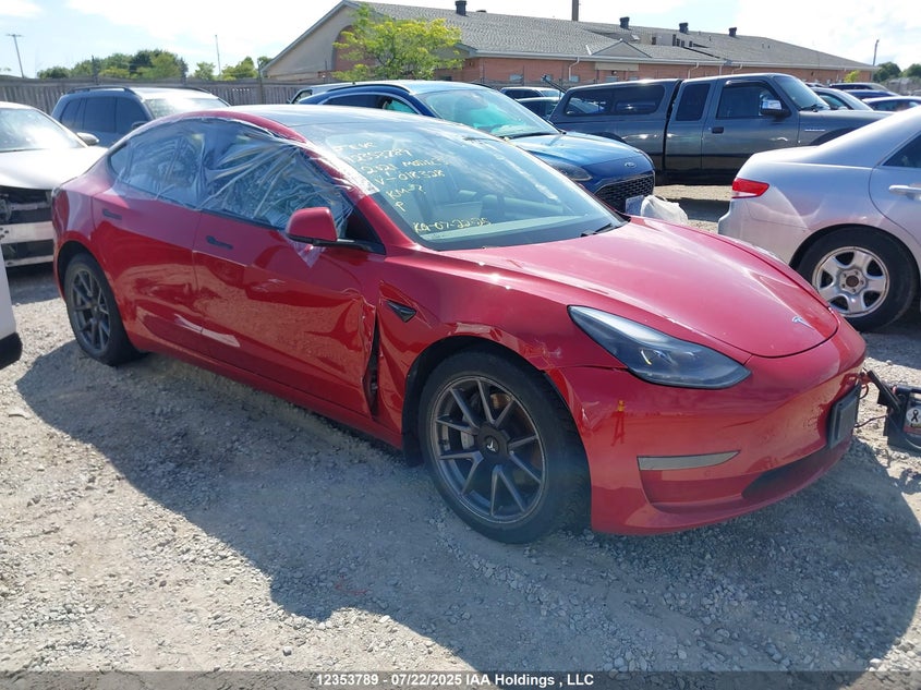 5YJ3E1EA5MF018328 2021 Tesla Model 3 auction photo 1