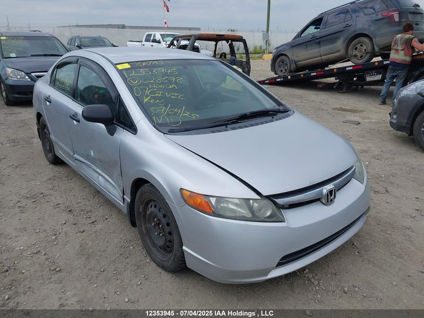 2HGFA163X7H028698 2007 Honda Civic Dx auction photo 1