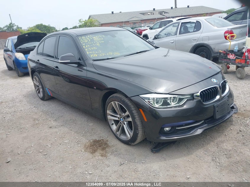 2017 BMW 330I xDrive VIN: WBA8D9C36HA011556 Lot: 12354099
