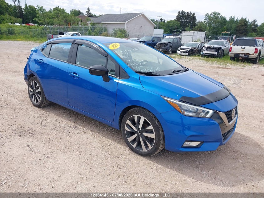 3N1CN8FV7NL849040 2022 Nissan Versa Sr auction photo 1