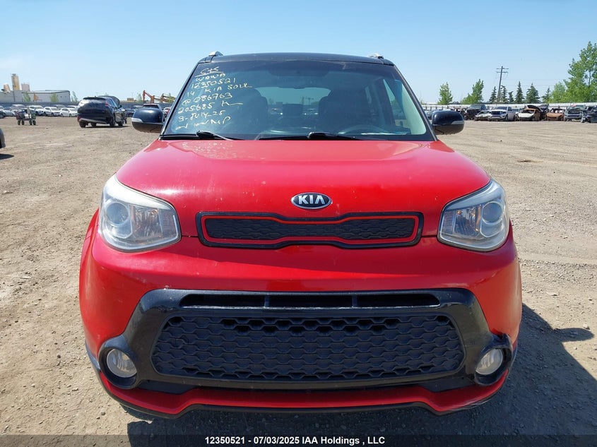 2014 Kia Soul Sx/Sx Luxury/Two-Tone Fathom Blue/White Special Edition/Two-Tone Inferno Red VIN: KNDJX3A54E7086763 Lot: 12350521X