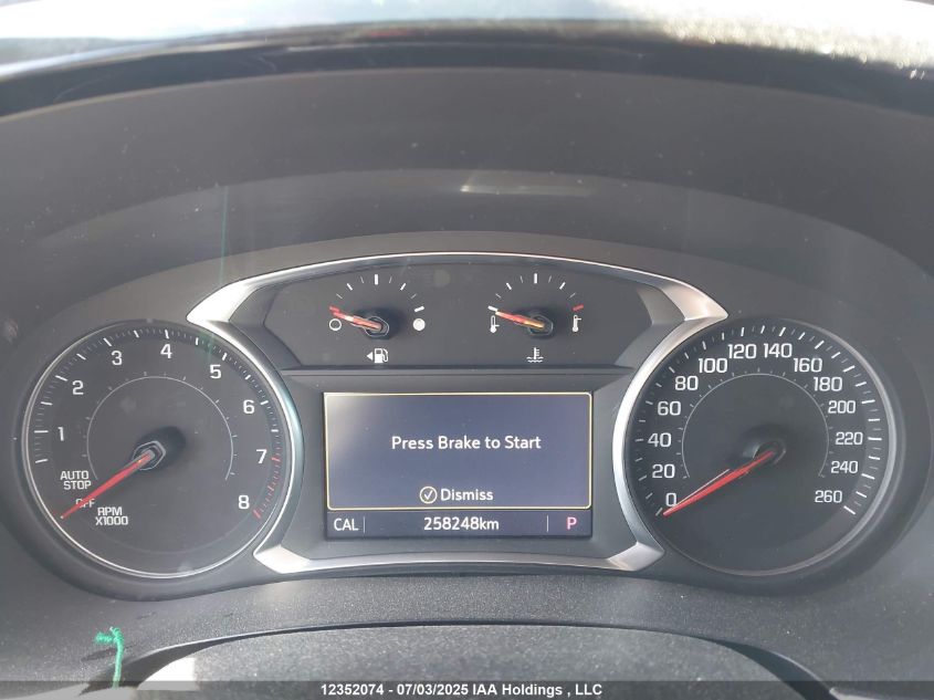 2020 Chevrolet Traverse Lt VIN: 1GNEVGKWXLJ208250 Lot: 12352074X