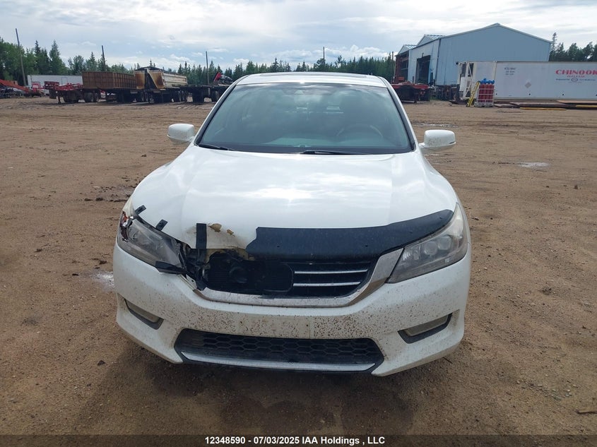 2013 Honda Accord Touring V6 VIN: 1HGCR3F94DA801980 Lot: 12348590X