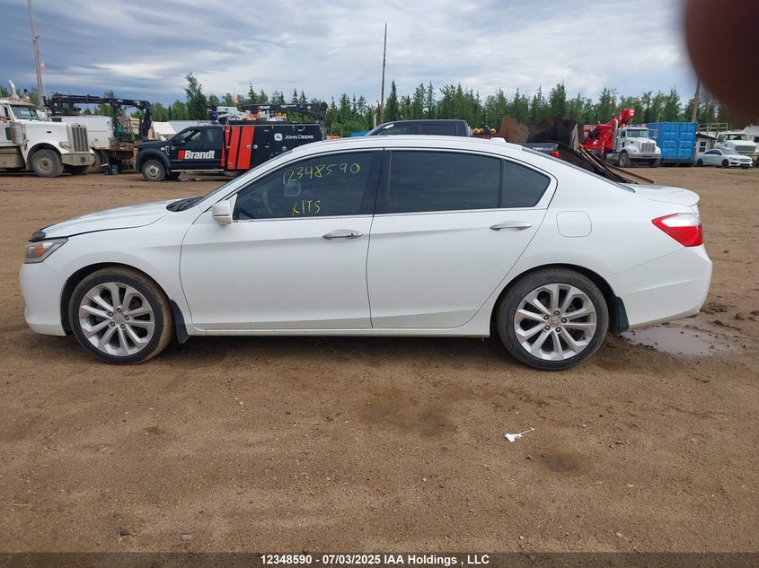 2013 Honda Accord Touring V6 VIN: 1HGCR3F94DA801980 Lot: 12348590X