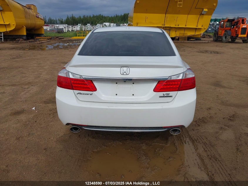 2013 Honda Accord Touring V6 VIN: 1HGCR3F94DA801980 Lot: 12348590X