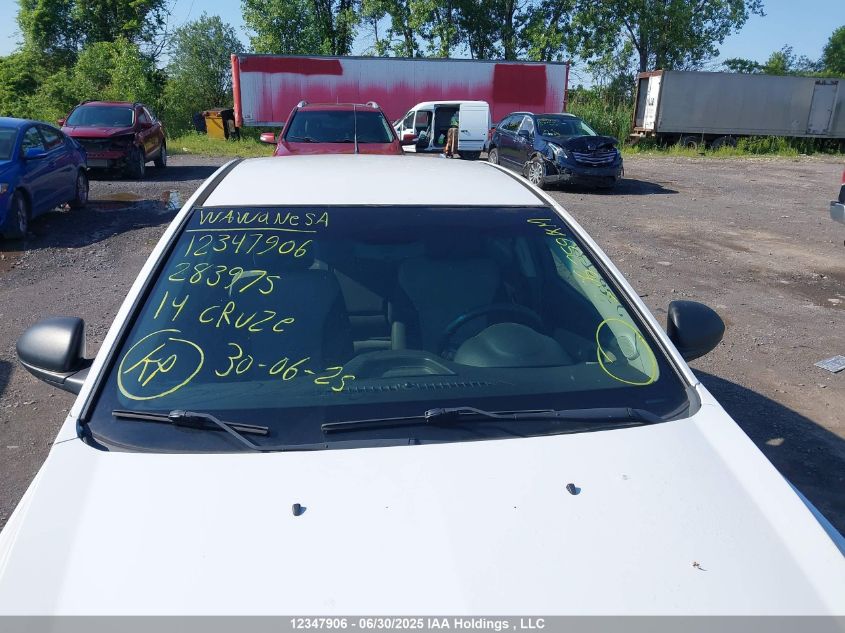 2014 Chevrolet Cruze 1Ls VIN: 1G1PB5SHXE7283975 Lot: 12347906X