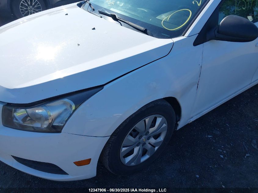 2014 Chevrolet Cruze 1Ls VIN: 1G1PB5SHXE7283975 Lot: 12347906X