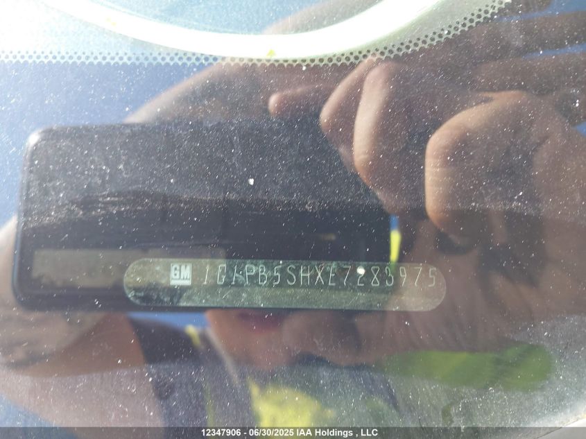 2014 Chevrolet Cruze 1Ls VIN: 1G1PB5SHXE7283975 Lot: 12347906X