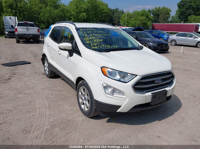 MAJ3P1TE8JC186687 2018 Ford Ecosport auction photo 1