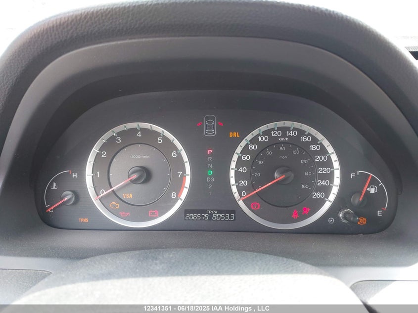 2008 Honda Accord Ex-L VIN: 1HGCP26878A815451 Lot: 12341351X