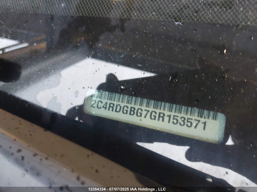 2C4RDGBG7GR153571 2016 DODGE CARAVAN photo no. 19