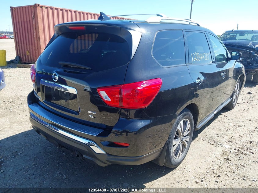 2017 Nissan Pathfinder S/Sv/Sl/Platinum VIN: 5N1DR2MM5HC649265 Lot: 12354430