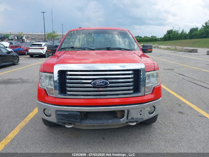 2011 Ford F-150 Xlt VIN: 1FTFX1EFXBFA22161 Lot: 12353659X
