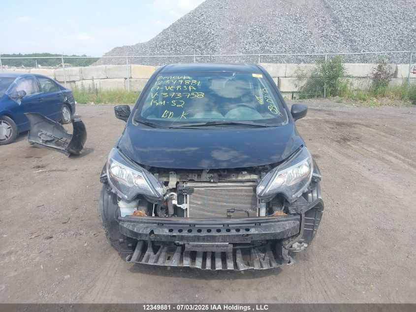 2017 Nissan Versa Note 1.6 S/1.6 Sl/1.6 Sr/1.6 Sv VIN: 3N1CE2CP8HL373758 Lot: 12349881X