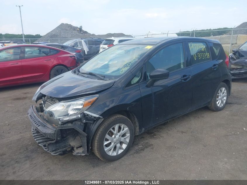 2017 Nissan Versa Note 1.6 S/1.6 Sl/1.6 Sr/1.6 Sv VIN: 3N1CE2CP8HL373758 Lot: 12349881X