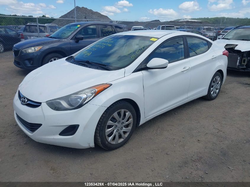 2013 Hyundai Elantra Gl VIN: 5NPDH4AE2DH378597 Lot: 12353429X