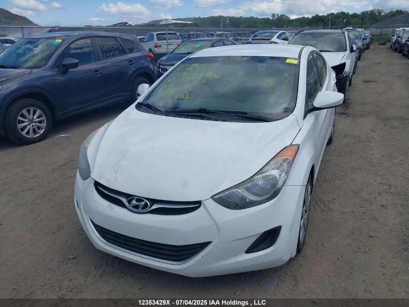 2013 Hyundai Elantra Gl VIN: 5NPDH4AE2DH378597 Lot: 12353429X
