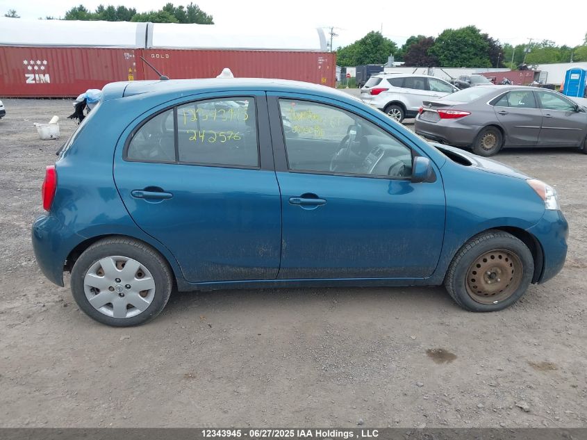 2015 Nissan Micra S/Sr/Sv VIN: 3N1CK3CP0FL242576 Lot: 12343945X