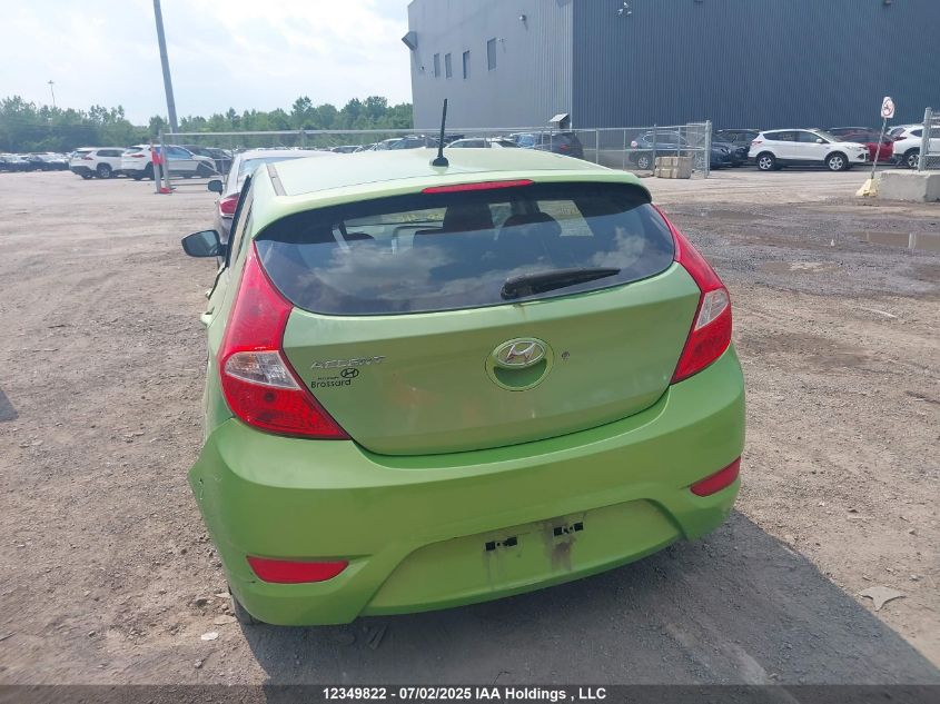 2013 Hyundai Accent Gl VIN: KMHCT5AE1DU110111 Lot: 12349822X