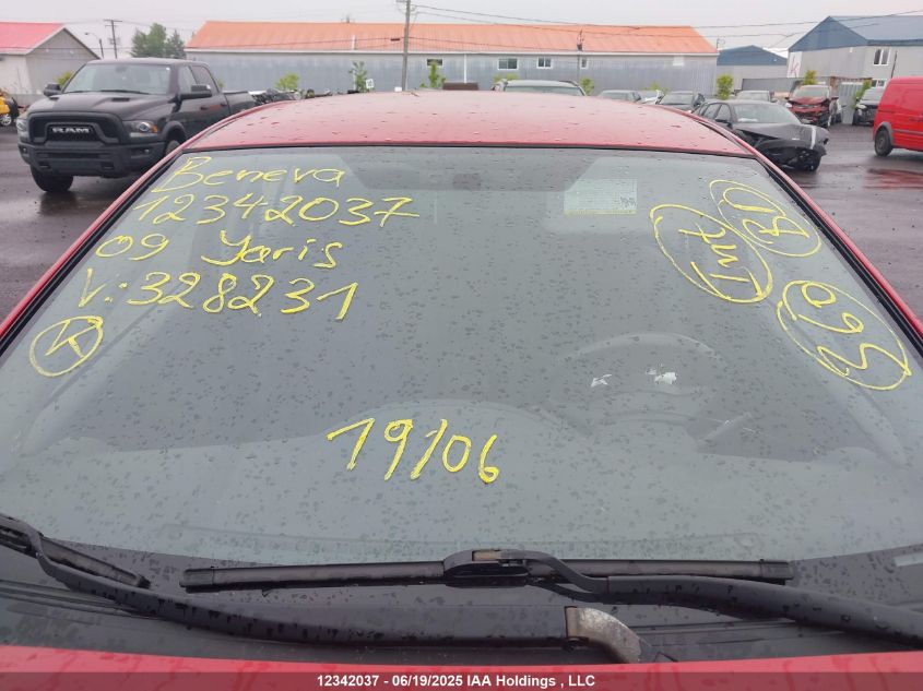 2009 Toyota Yaris VIN: JTDBT923991328231 Lot: 12342037X