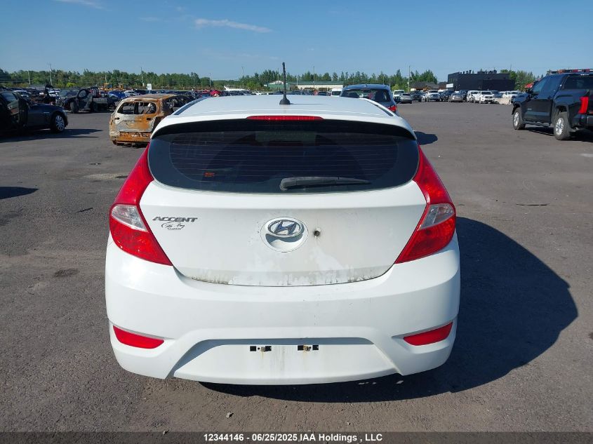 2012 Hyundai Accent L VIN: KMHCT5AE6CU011718 Lot: 12344146X