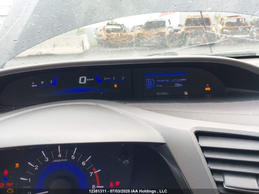 2012 Honda Civic Lx VIN: 2HGFB2E41CH046773 Lot: 12351311X