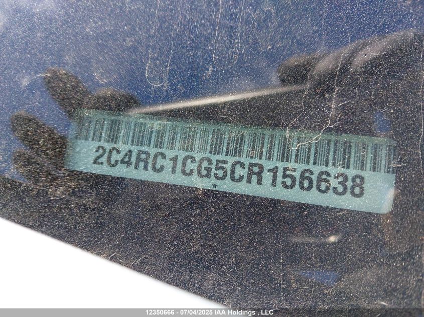 2012 Chrysler Town & Country Touring VIN: 2C4RC1CG5CR156638 Lot: 12350666X