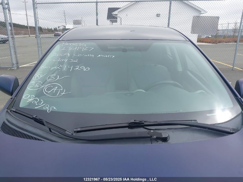 2009 Toyota Corolla Matrix S VIN: 2T1KE40E09C010432 Lot: 12321967X