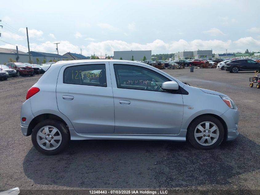 2015 Mitsubishi Mirage Es VIN: ML32A3HJ4FH049655 Lot: 12348443X