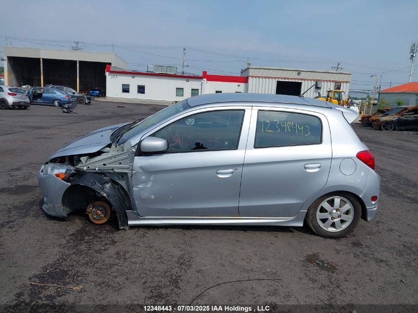 2015 Mitsubishi Mirage Es VIN: ML32A3HJ4FH049655 Lot: 12348443X