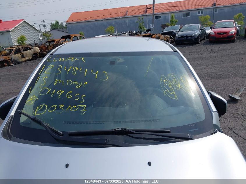 2015 Mitsubishi Mirage Es VIN: ML32A3HJ4FH049655 Lot: 12348443X