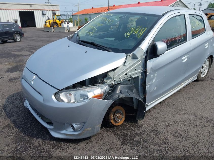 2015 Mitsubishi Mirage Es VIN: ML32A3HJ4FH049655 Lot: 12348443X