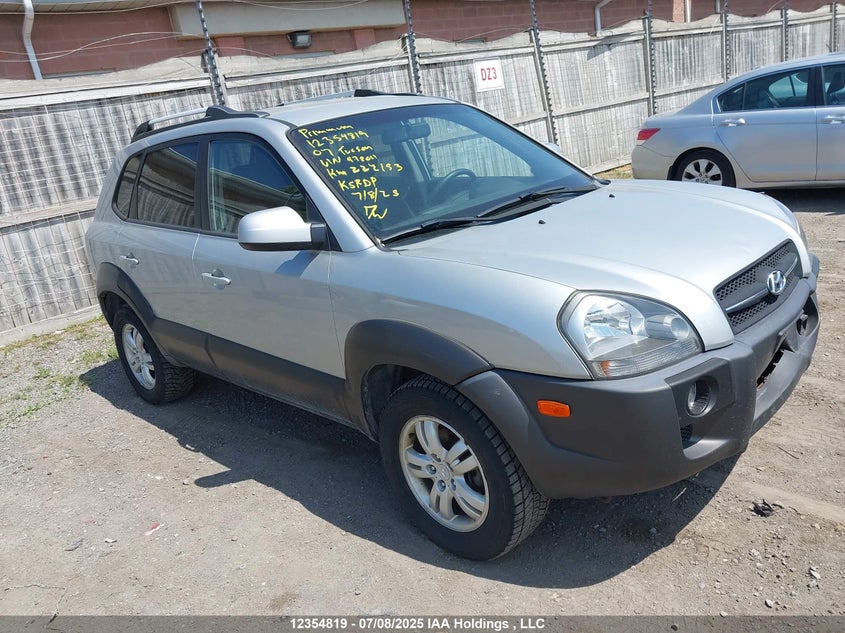 KM8JM72D37U478011 2007 Hyundai Tucson Gl/Gls auction photo 1