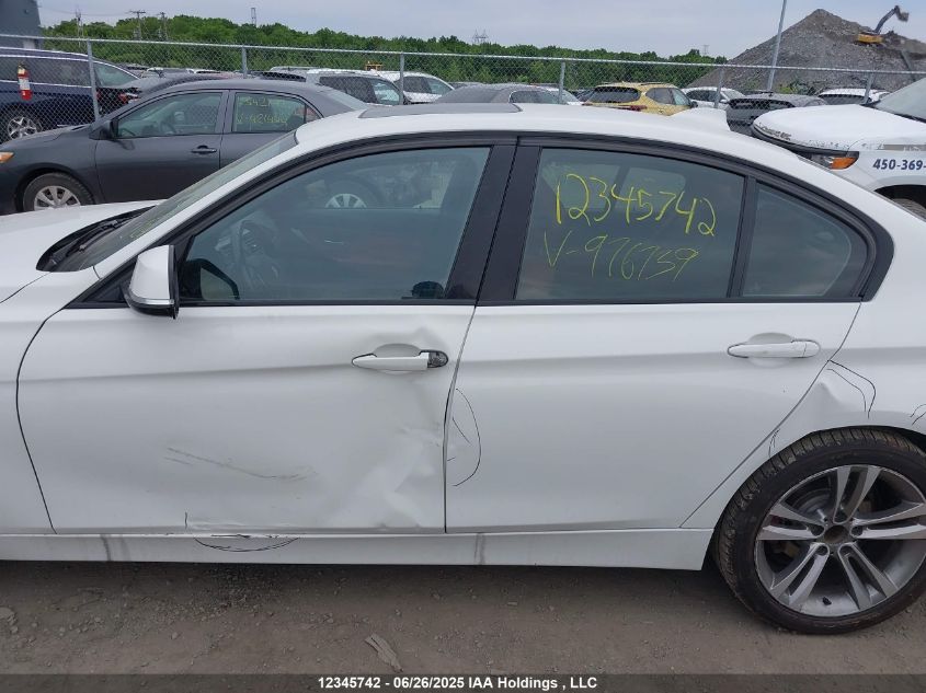 2013 BMW 328I xDrive/xDrive Classic Line VIN: WBA3B3C55DJ976739 Lot: 12345742X