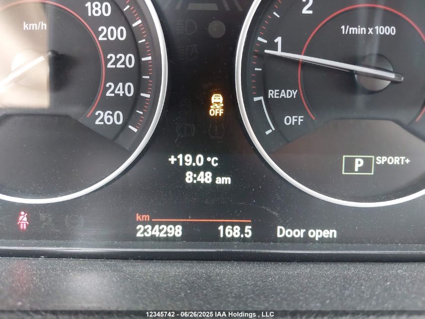 2013 BMW 328I xDrive/xDrive Classic Line VIN: WBA3B3C55DJ976739 Lot: 12345742X