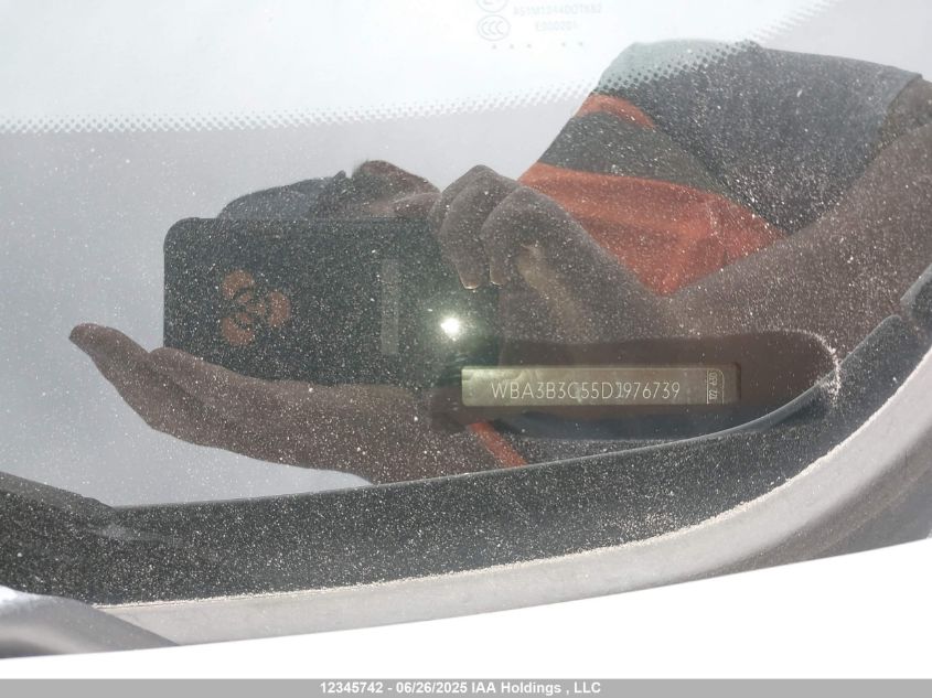 2013 BMW 328I xDrive/xDrive Classic Line VIN: WBA3B3C55DJ976739 Lot: 12345742X