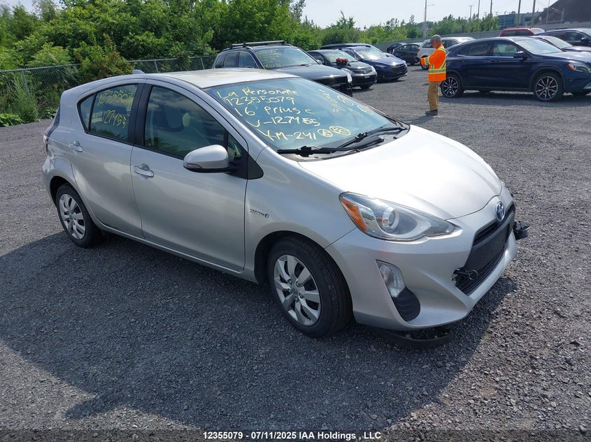 2016 Toyota Prius C VIN: JTDKDTB32G1127455 Lot: 12355079