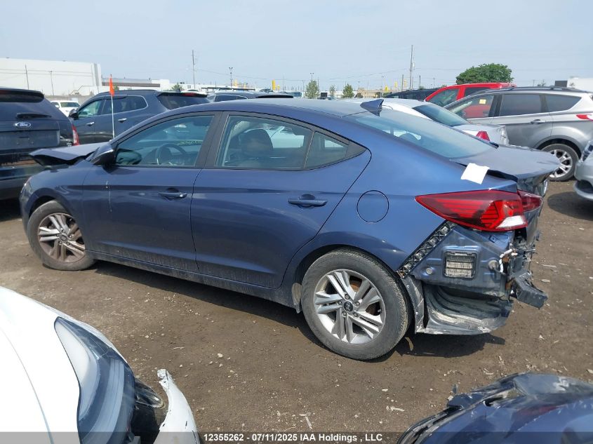 2019 Hyundai Elantra Preferred VIN: KMHD84LF9KU740283 Lot: 12355262