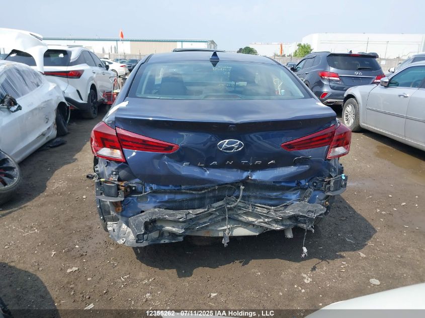 2019 Hyundai Elantra Preferred VIN: KMHD84LF9KU740283 Lot: 12355262
