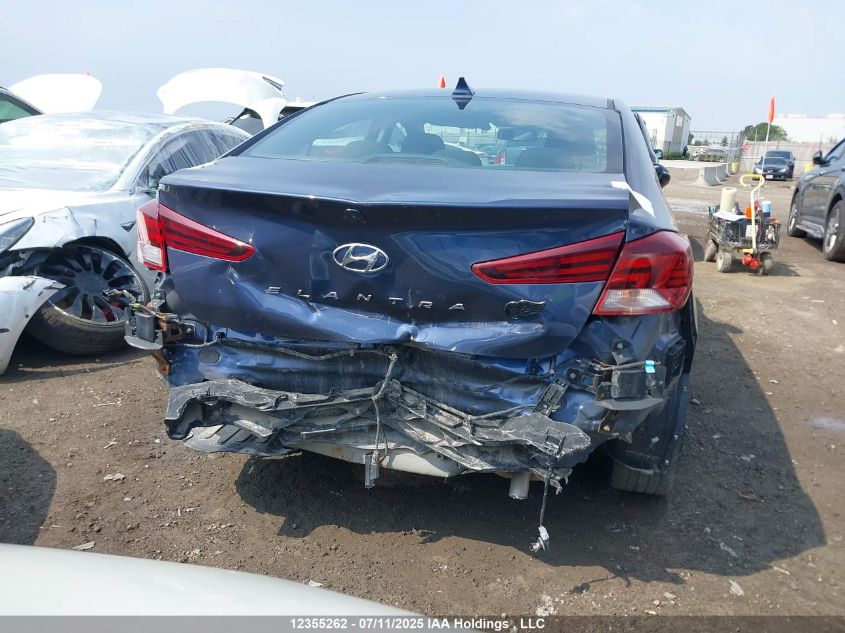 2019 Hyundai Elantra Preferred VIN: KMHD84LF9KU740283 Lot: 12355262