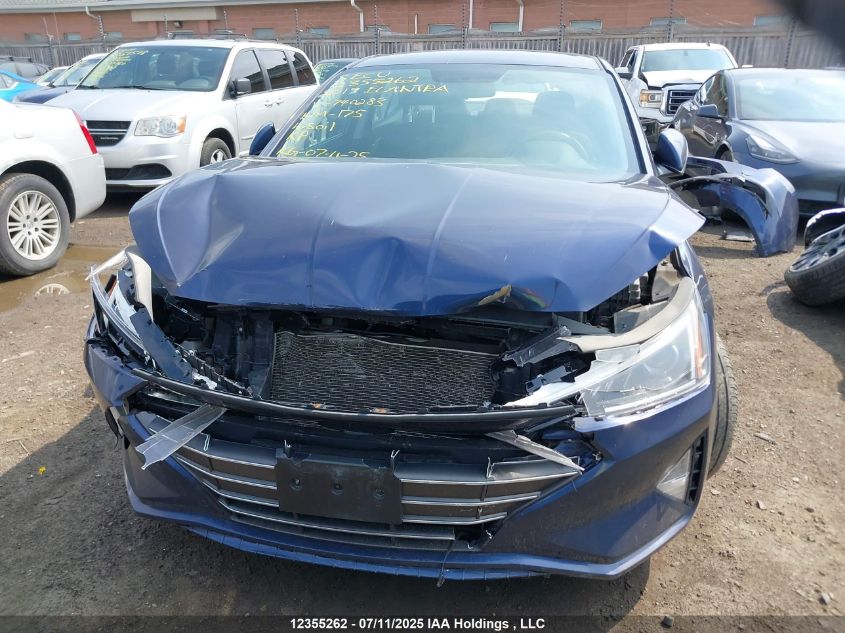 2019 Hyundai Elantra Preferred VIN: KMHD84LF9KU740283 Lot: 12355262