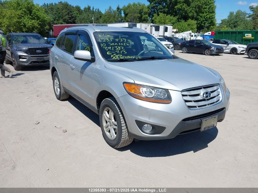 2010 Hyundai Santa Fe Gls VIN: 5NMSG4AG7AH391382 Lot: 12355393