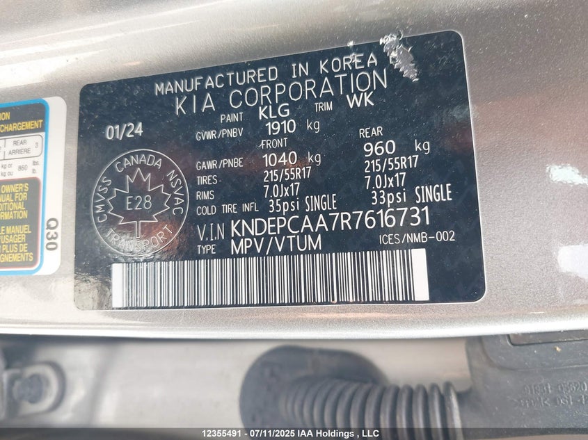 KNDEPCAA7R7616731 2024 KIA SELTOS photo no. 9