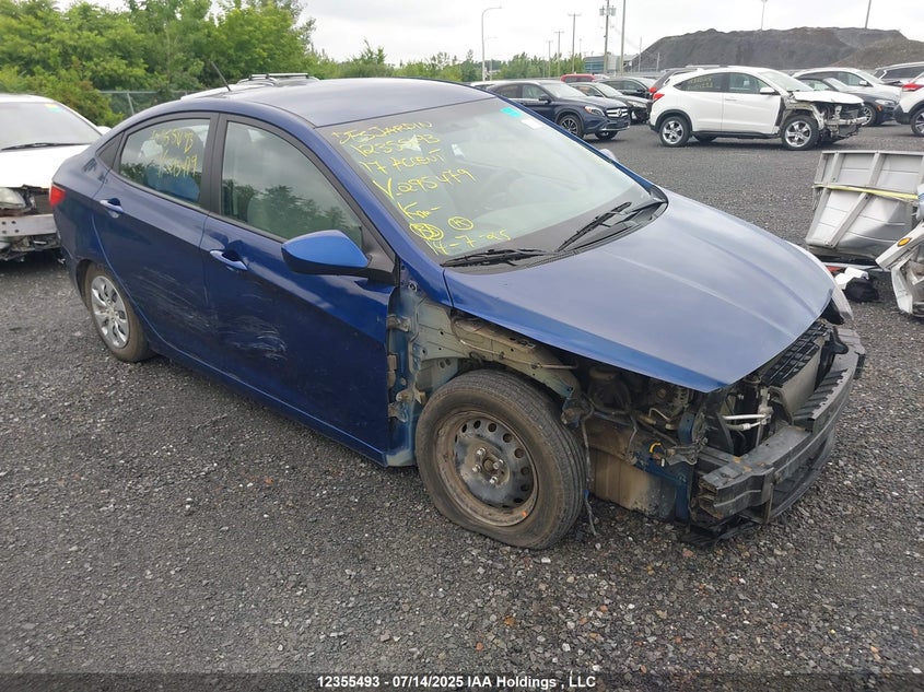 2017 Hyundai Accent Se VIN: KMHCT4AE6HU295479 Lot: 12355493