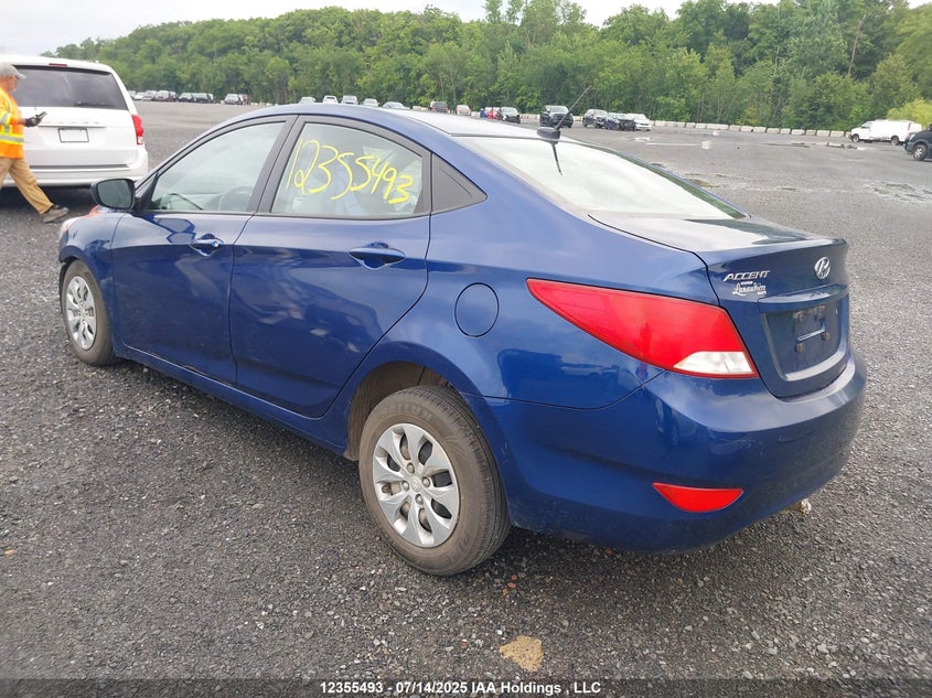 2017 Hyundai Accent Se VIN: KMHCT4AE6HU295479 Lot: 12355493