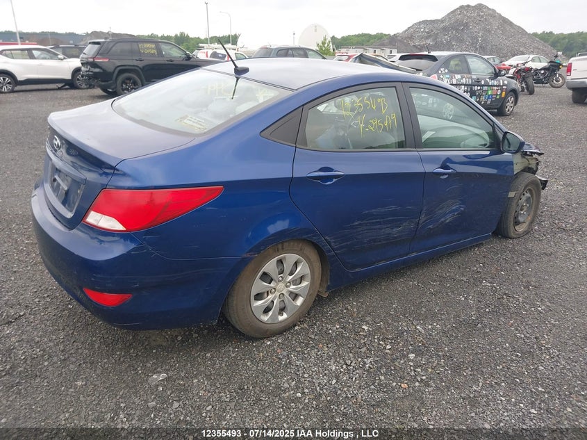 2017 Hyundai Accent Se VIN: KMHCT4AE6HU295479 Lot: 12355493