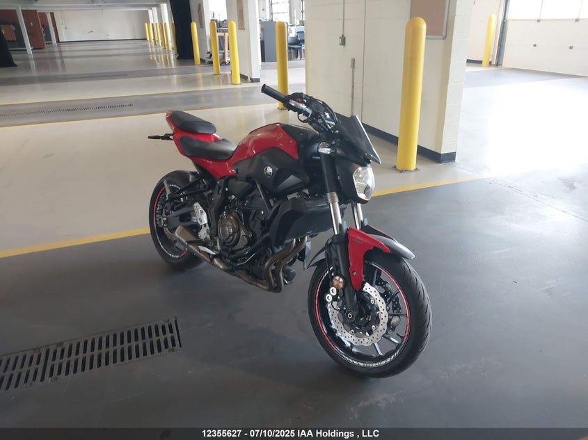 JYARM20N4HA000023 2017 Yamaha Fz07A auction photo 1