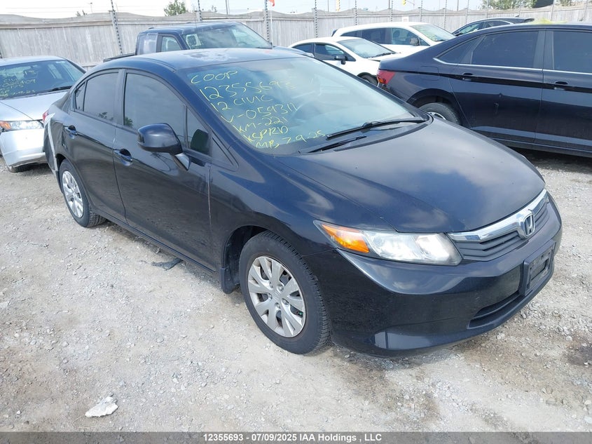 2HGFB2F48CH059311 2012 Honda Civic Lx auction photo 1